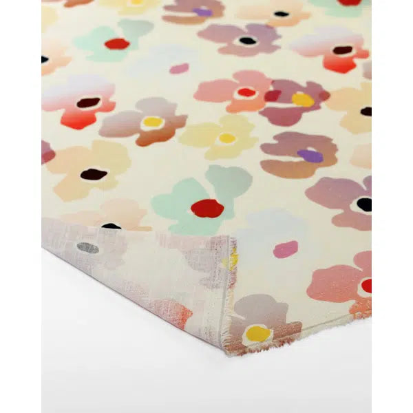 Linen & Viscose Blend Fabric - Petal Pop – view 4 | Truro Fabrics