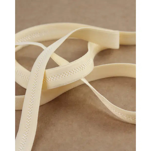 Lingerie Elastic - 19mm - Almond – view 2 | Truro Fabrics