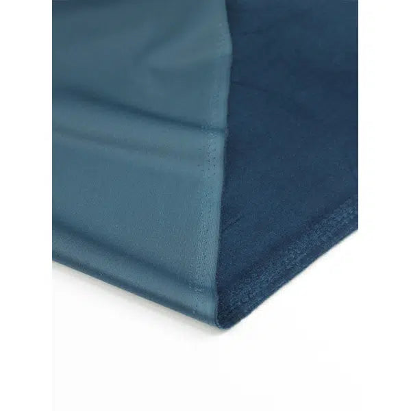 London Velvet Fabric - Petrol – view 2 | Truro Fabrics