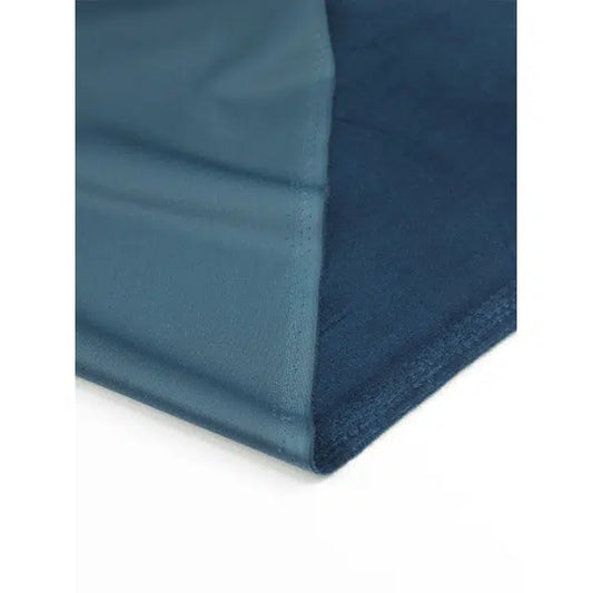 London Velvet Fabric - Petrol – view 2 | Truro Fabrics