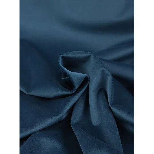 London Velvet Fabric - Petrol | Truro Fabrics