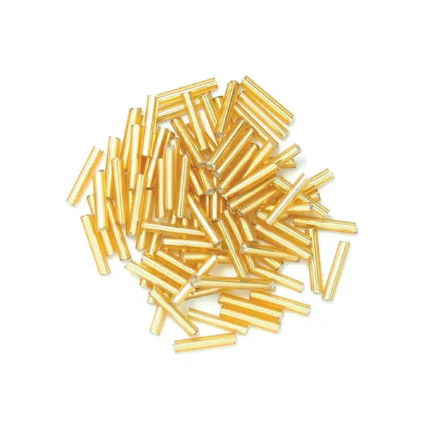 Long Bugle Beads - Assorted Colours – view 3 | Truro Fabrics
