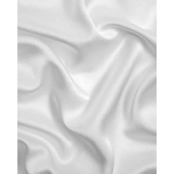 Luxury Crepe Back Satin Fabric - White – view 2 | Truro Fabrics