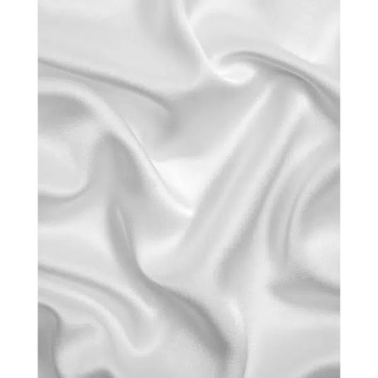 Luxury Crepe Back Satin Fabric - White – view 2 | Truro Fabrics