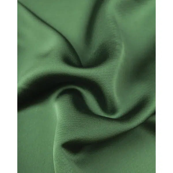 Luxury Satin Fabric - Emerald Green | Truro Fabrics
