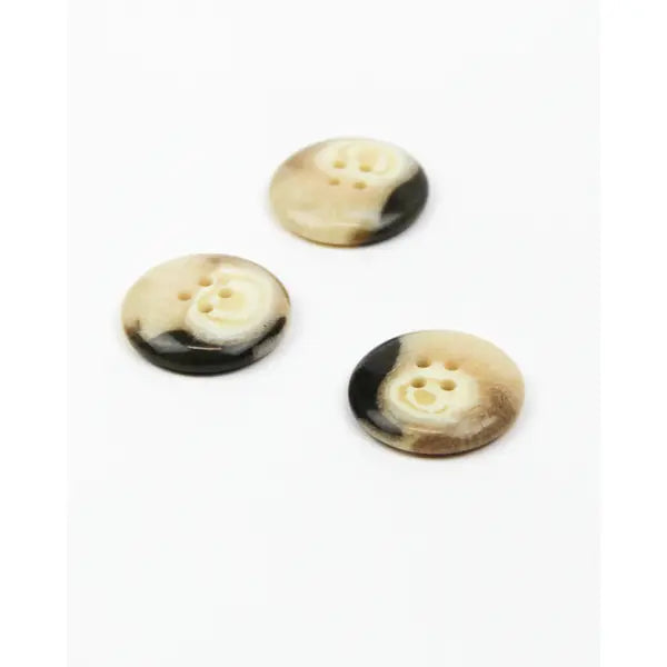 Button - Macchiato - 26mm – view 2 – Truro Fabrics