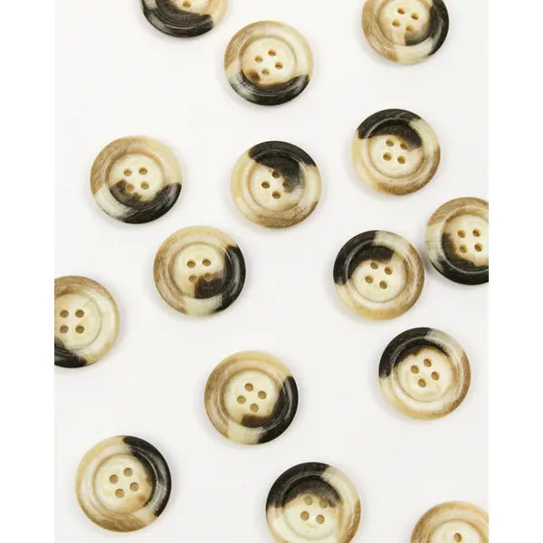Button - Macchiato - 26mm – Truro Fabrics