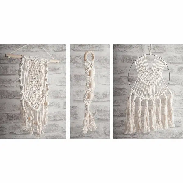 Macrame Wooden Accessories Pack – view 3 | Truro Fabrics