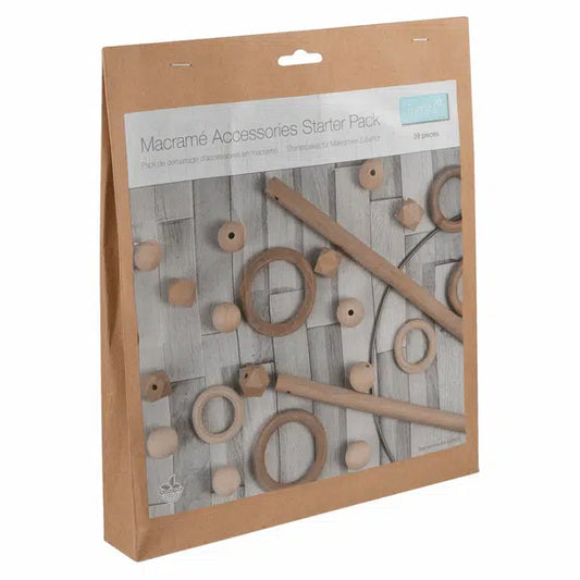 Macrame Wooden Accessories Pack | Truro Fabrics