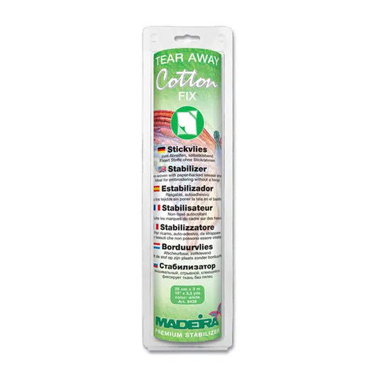 Madeira - Cotton Fix Tear-Away Stabiliser | Truro Fabrics