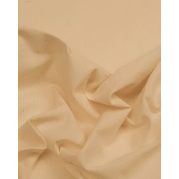Medium Weight Cotton Calico Fabric - Natural – view 2 | Truro Fabrics