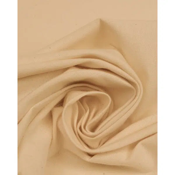 Medium Weight Cotton Calico Fabric - Natural – view 3 | Truro Fabrics