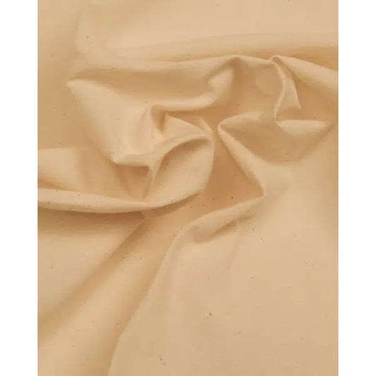 Medium Weight Cotton Calico Fabric - Natural | Truro Fabrics