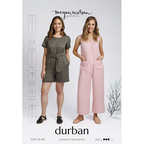 Megan Nielsen - Paper Sewing Pattern - Durban Jumpsuit & Romper – view 2 | Truro Fabrics