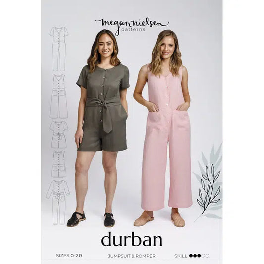 Megan Nielsen - Paper Sewing Pattern - Durban Jumpsuit & Romper – view 2 | Truro Fabrics