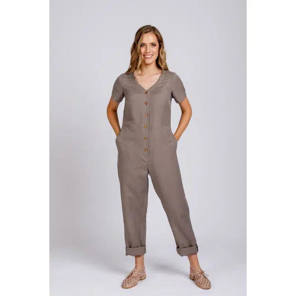 Megan Nielsen - Paper Sewing Pattern - Durban Jumpsuit & Romper – view 4 | Truro Fabrics