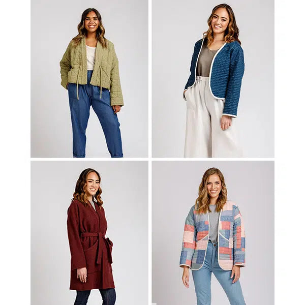 Megan Nielsen - Paper Sewing Pattern - Hovea Jacket & Coat – view 2 | Truro Fabrics