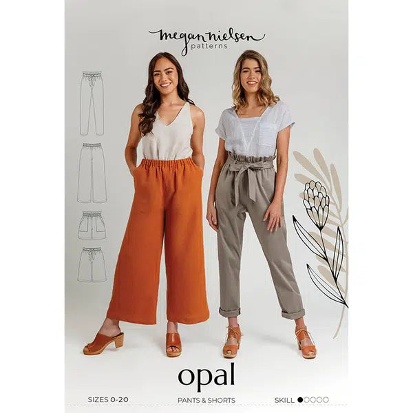 Megan Nielsen - Paper Sewing Pattern - Opal Pants & Shorts – view 4 | Truro Fabrics