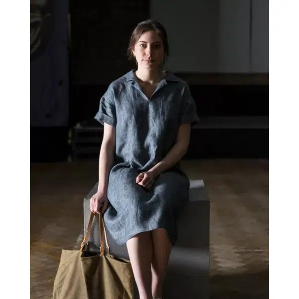 Merchant & Mills - Paper Sewing Pattern - The Factory Dress – view 8 | Truro Fabrics