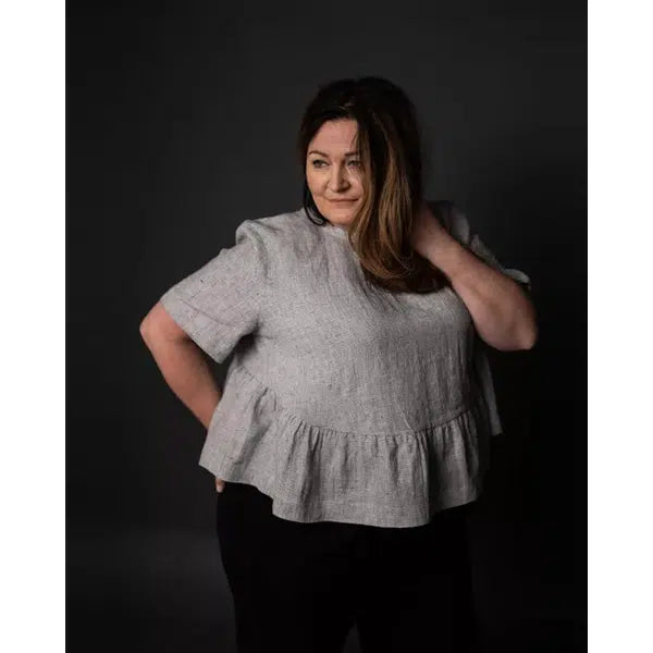 Merchant & Mills - Paper Sewing Pattern - The Florence Top & Dress – view 2 | Truro Fabrics