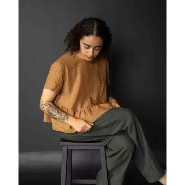 Merchant & Mills - Paper Sewing Pattern - The Florence Top & Dress – view 4 | Truro Fabrics