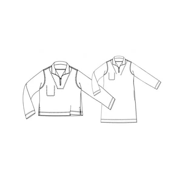 Merchant & Mills - Paper Sewing Pattern - The Francine Top & Dress – view 7 | Truro Fabrics