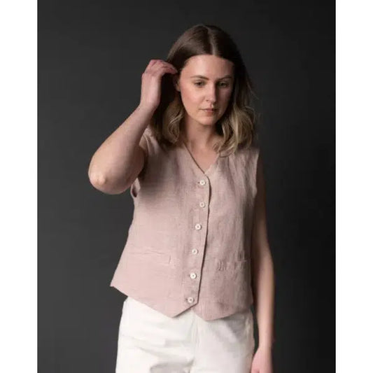 Merchant & Mills - Paper Sewing Pattern - The Miller Waistcoat – view 2 | Truro Fabrics