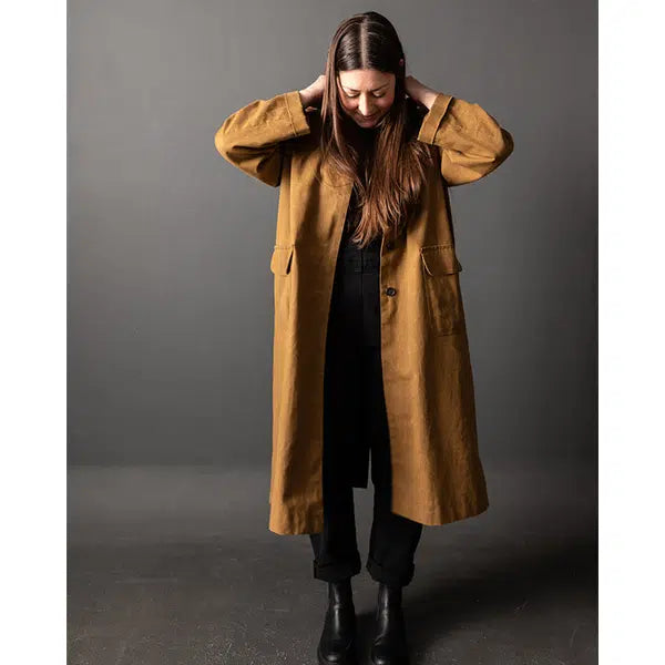 Merchant & Mills - Paper Sewing Pattern - The September Coat – view 10 | Truro Fabrics