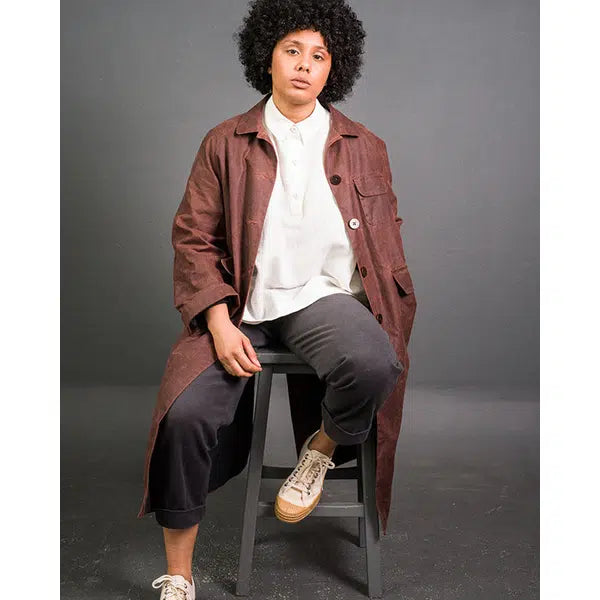 Merchant & Mills - Paper Sewing Pattern - The September Coat – view 6 | Truro Fabrics