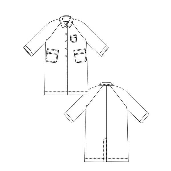 Merchant & Mills - Paper Sewing Pattern - The September Coat – view 7 | Truro Fabrics