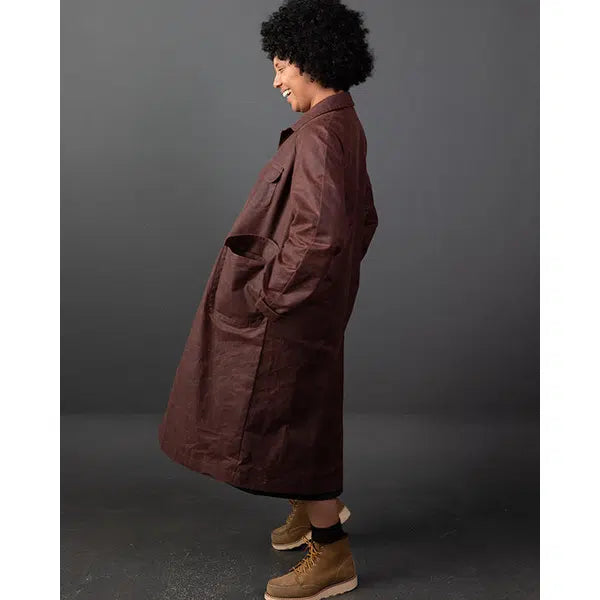 Merchant & Mills - Paper Sewing Pattern - The September Coat – view 8 | Truro Fabrics