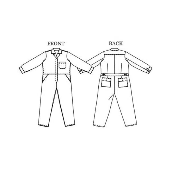Merchant & Mills - Paper Sewing Pattern - The Thelma Boilersuit – view 4 | Truro Fabrics