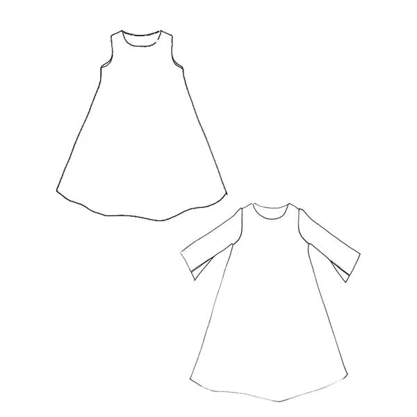 Merchant & Mills - Paper Sewing Pattern - The Trapeze Dress & Top – view 8 | Truro Fabrics