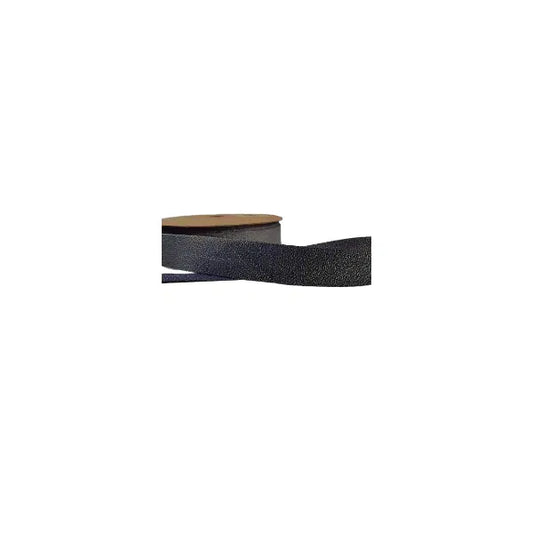 Metallic Bias Binding - 25mm - Navy/Gold | Truro Fabrics