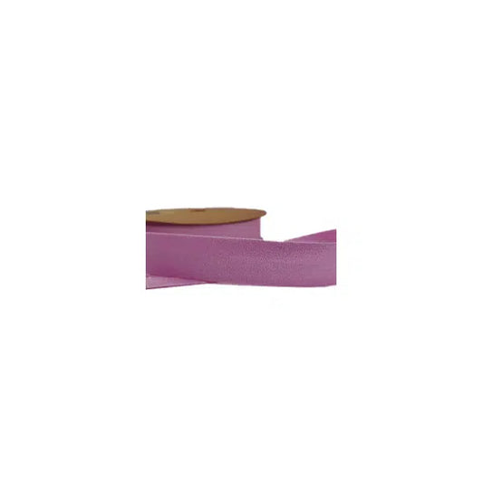 Metallic Bias Binding - 25mm - Pink/Silver | Truro Fabrics