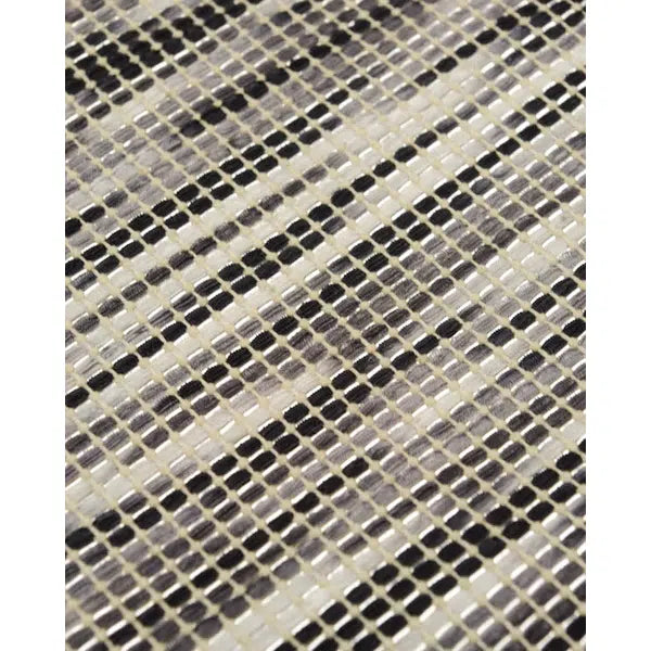 Metallic Hopsack Fabric - Greys – view 3 | Truro Fabrics