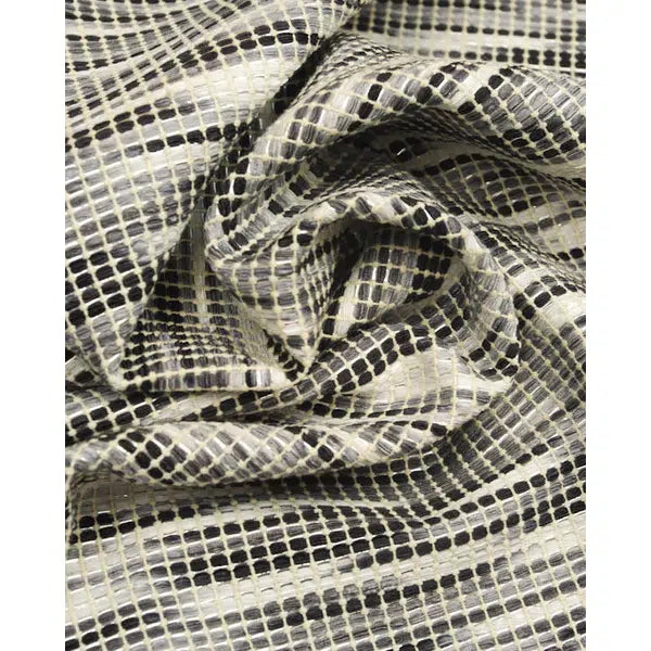 Metallic Hopsack Fabric - Greys | Truro Fabrics