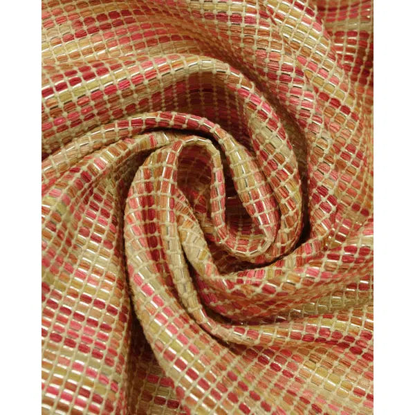 Metallic Hopsack Fabric - Pinks – view 6 | Truro Fabrics