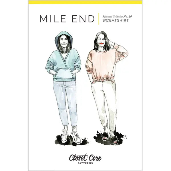 Closet Core - Paper Sewing Pattern - Mile End Sweatshirt – view 2 – Truro Fabrics