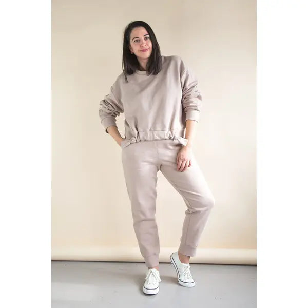 Closet Core - Paper Sewing Pattern - Mile End Sweatshirt – view 4 – Truro Fabrics