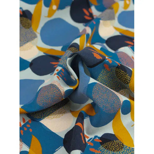 Moda Cotton Canvas Fabric - Urban Whisper Sky – view 2 | Truro Fabrics