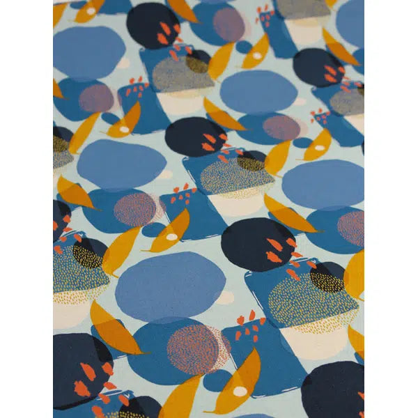 Moda Cotton Canvas Fabric - Urban Whisper Sky – view 5 | Truro Fabrics