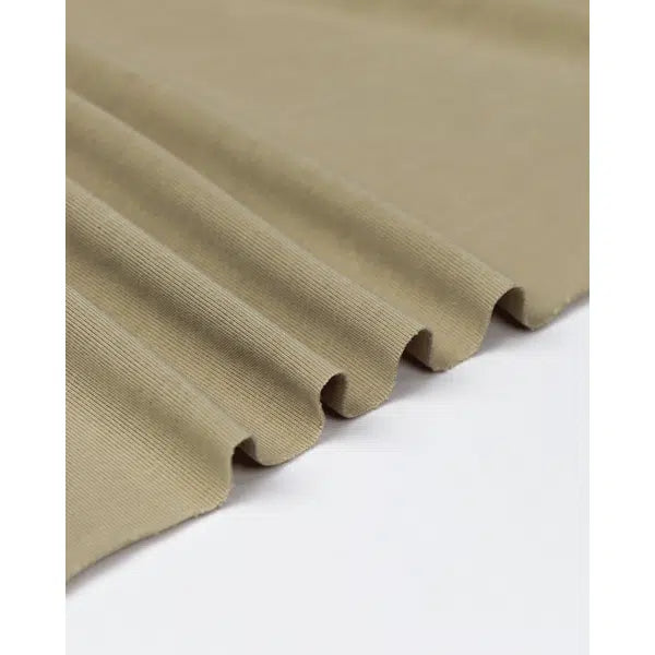 Modal Blend Jersey Fabric - Oat – view 2 | Truro Fabrics