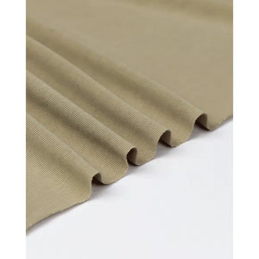 Modal Blend Jersey Fabric - Oat – view 2 | Truro Fabrics