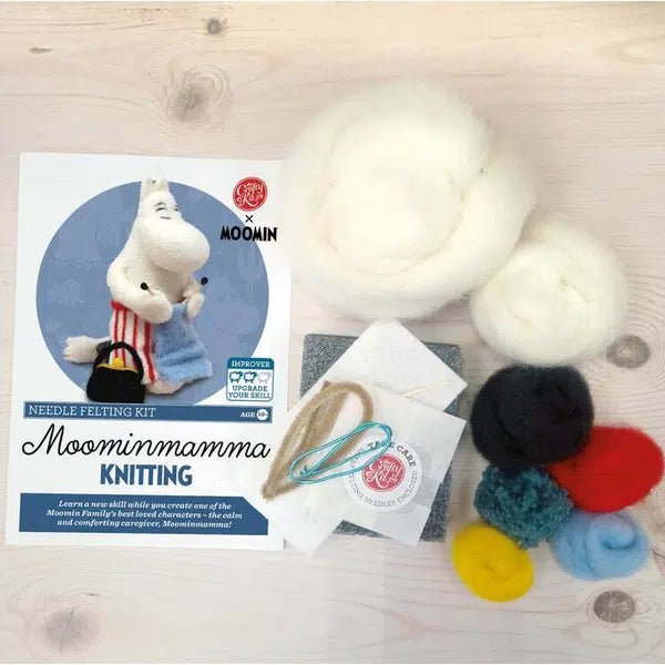 Moomin - Moominmamma Knitting Needle Felting Craft Kit – view 2 | Truro Fabrics