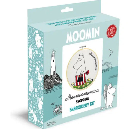 Moomin - Moominmamma Shopping Embroidery Kit – view 2 | Truro Fabrics