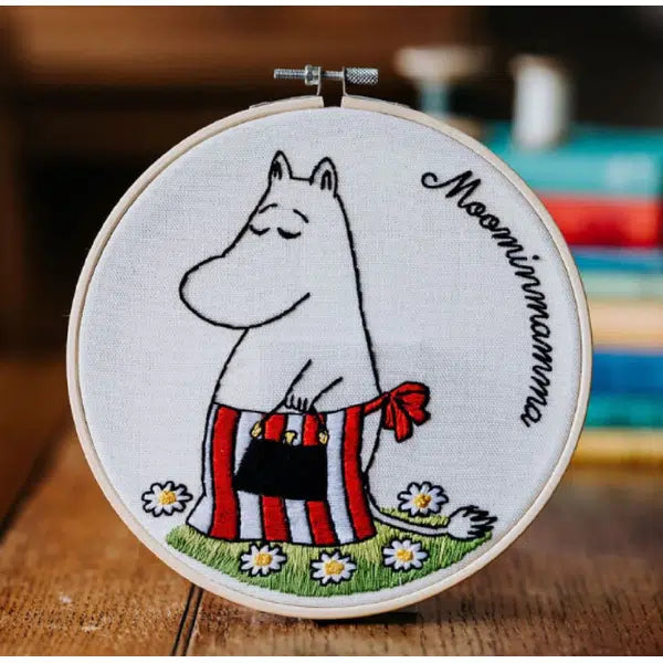 Moomin - Moominmamma Shopping Embroidery Kit – view 3 | Truro Fabrics