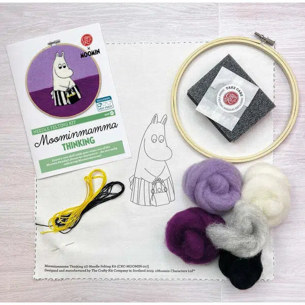Moomin - Moominmamma Thinking Needle Felting Kit – view 2 | Truro Fabrics
