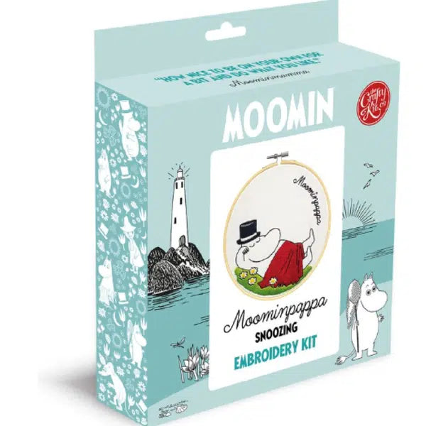 Moomin - Moominpappa Snoozing Embroidery Kit – view 2 | Truro Fabrics