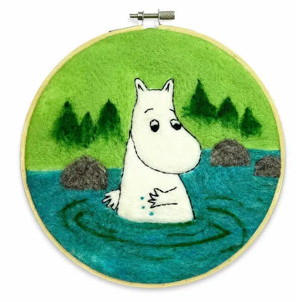 Moomin - Moomintroll Dipping Needle Felting Kit | Truro Fabrics